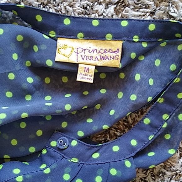 Vera Wang sheer detailed blouse - Picture 6 of 6